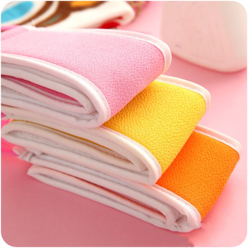 Exfoliating Back Strap Bath Shower Body Sponge Body Scrubber Brush Personal Washing Tools for Men Woman