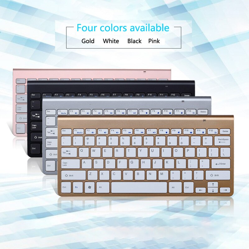 Teclado inalámbrico de 2,4G con ratón, Mini teclado Multimedia, conjunto de ratón para portátil, Mac, escritorio, PC, TV, suministros de oficina