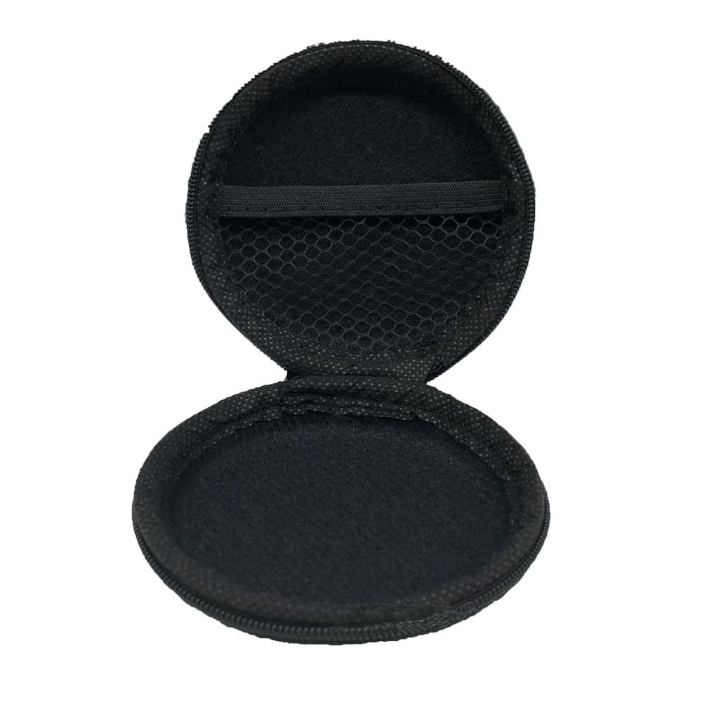 Custodia con cerniera per caricabatterie portatile per telefono custodia protettiva in EVA cavo dati per disco rigido custodia tascabile per cuffie custodia da viaggio: Marrone