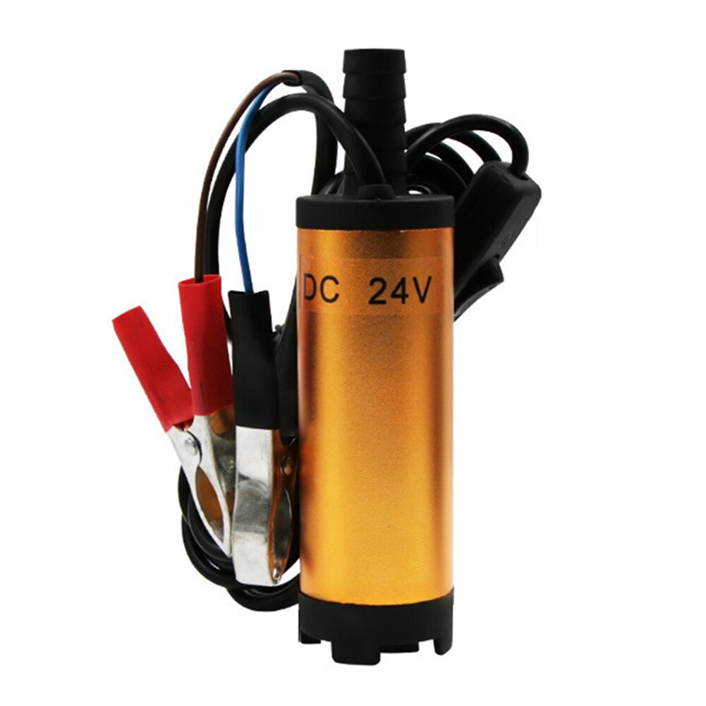 12V/24V Car Electric Oil Pump Diesel Fuel Water Oil Transfer Submersible Pump with On/Off Switch Oil Engine Transfer Pump: 24V