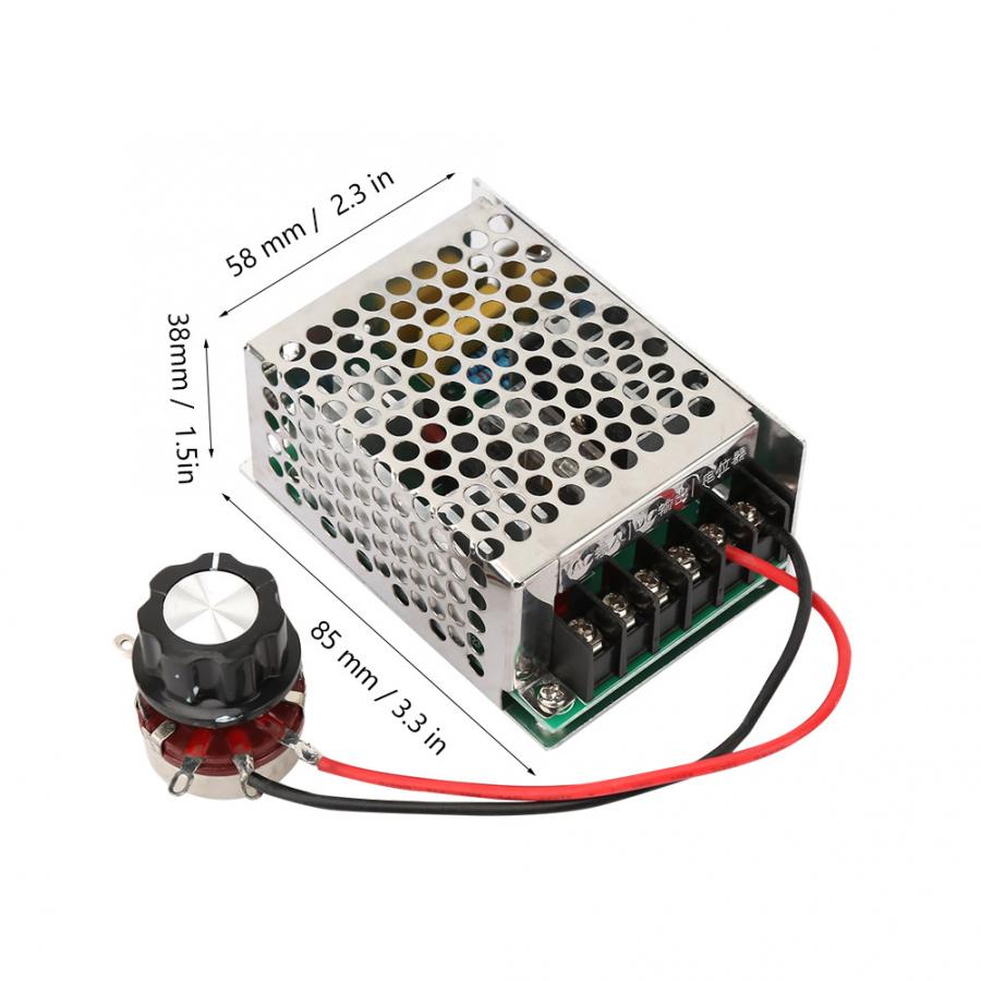 Controlador de velocidad del Motor monofásico de 220V CA, 4KW, Control de velocidad CC