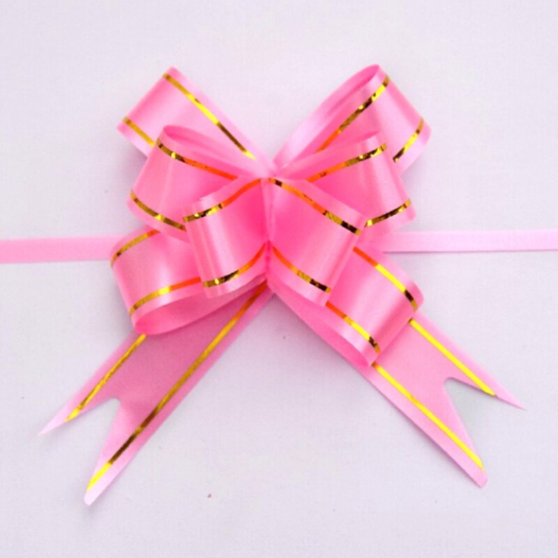 10 pièces décoration fête de mariage d'anniversaire fleur nœud ruban de traction
