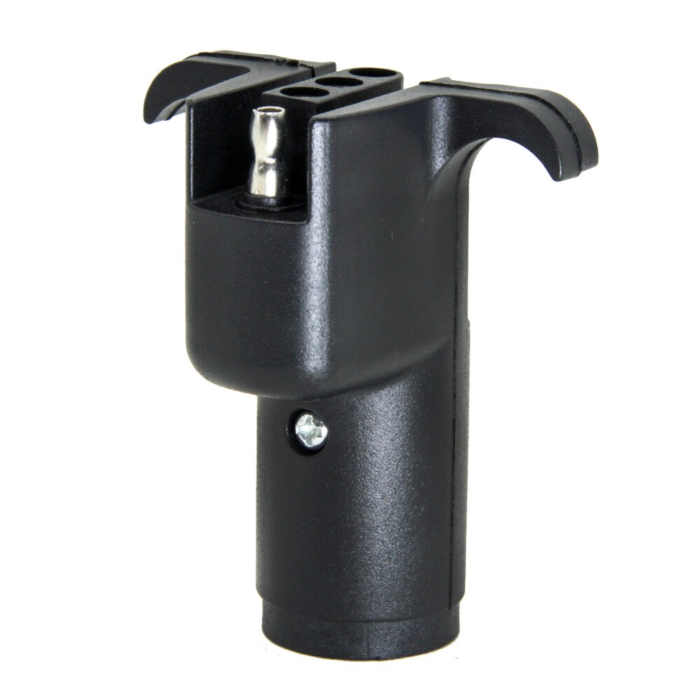 TIROL 6 Way Round Pin to 4 Way Flat Trailer Wiring Adapter Trailer Light Plug Connector RV Boat