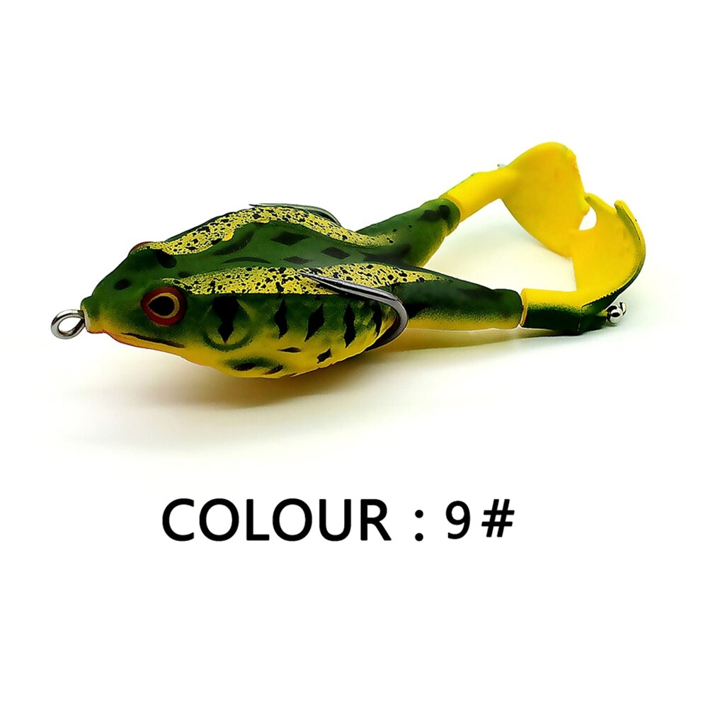 Doppel Propeller Frosch Weichen Köder Shad Weiche Locken Jigging Fischerei Locken Köder Prop Topwater Wels Silikon Künstliche Wobbler 9cm: 09