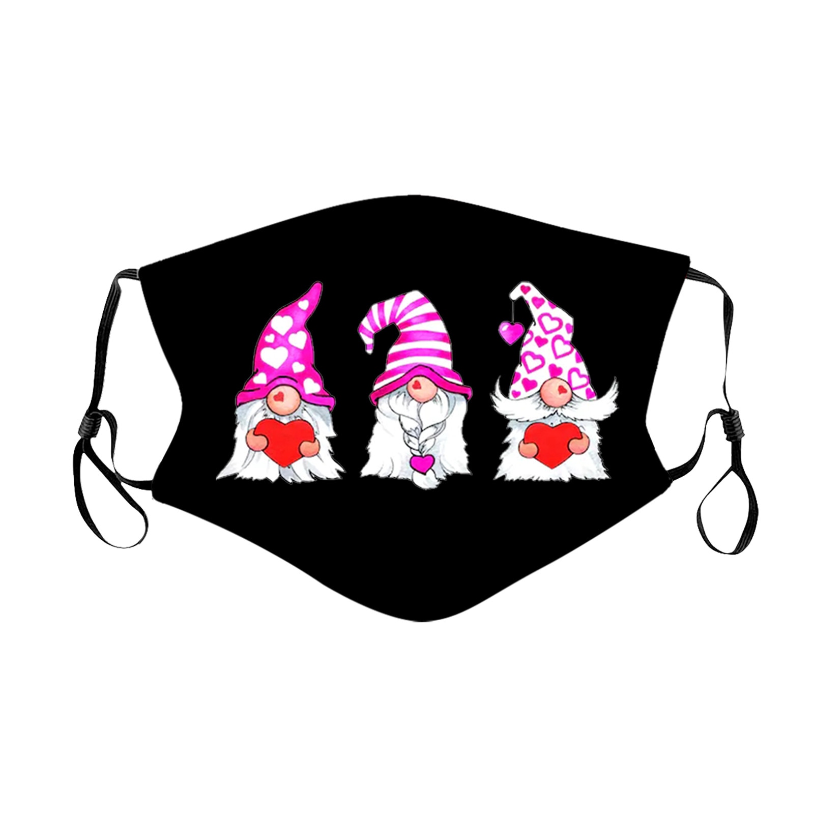 Valentinstag Paar ski Fasemask Gedruckt Bandana Waschbar Wiederverwendbare Stoff Lavables Masque Bandana: J