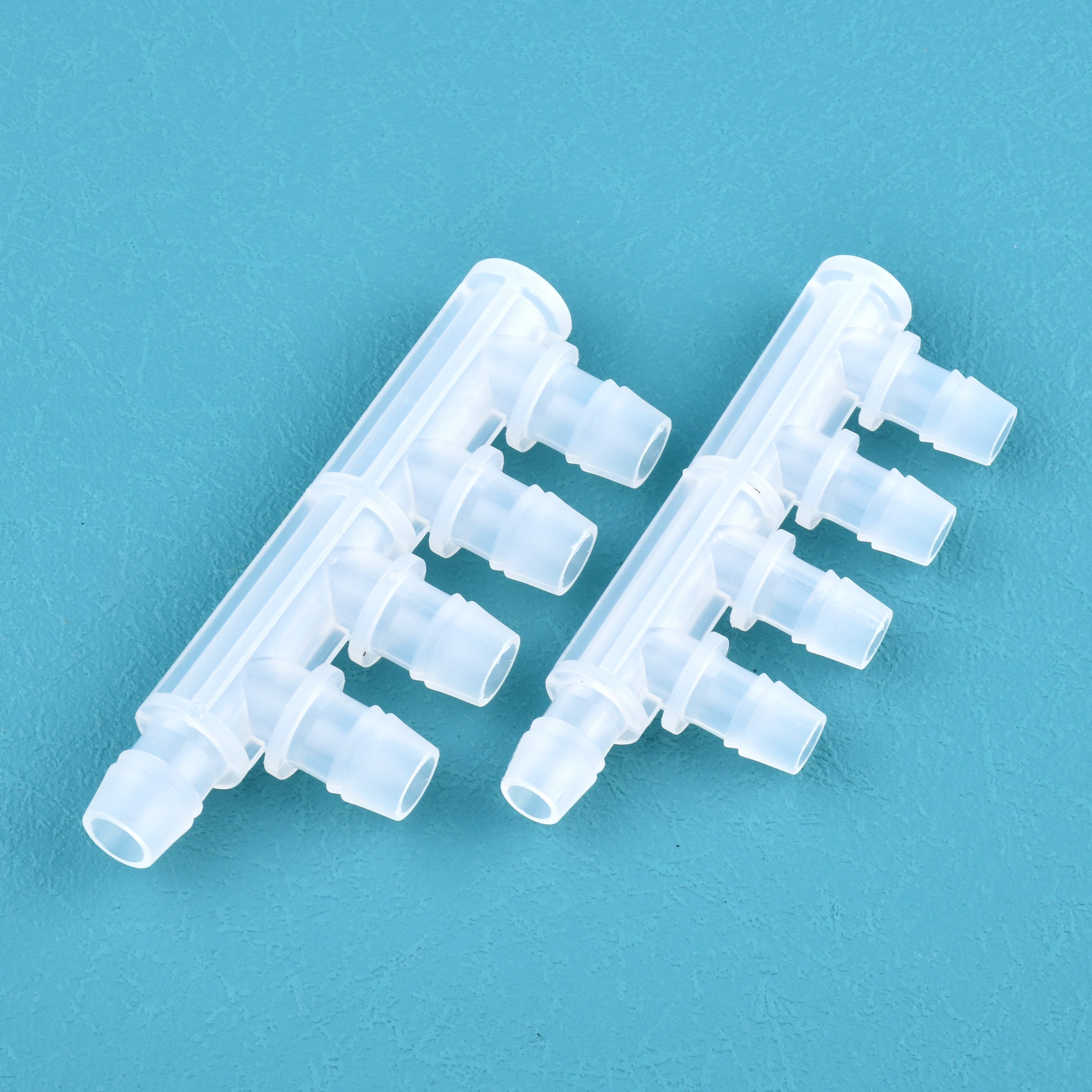 Connettore a 5 gareggiare lato PP 2 ~ 200 pz/lotto 2.4 ~ 9.5mm uguale Dia pagoda tubo automatico per irrigazione giunto per irrigazione da giardino