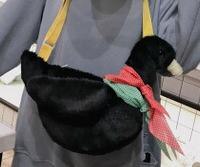 Leuke Grote Gans Vorm Vrouwen Schoudertas Tote Dames Casual Crossbody Tassen Vrouwelijke Messenger Bags Mode Handtassen: Black