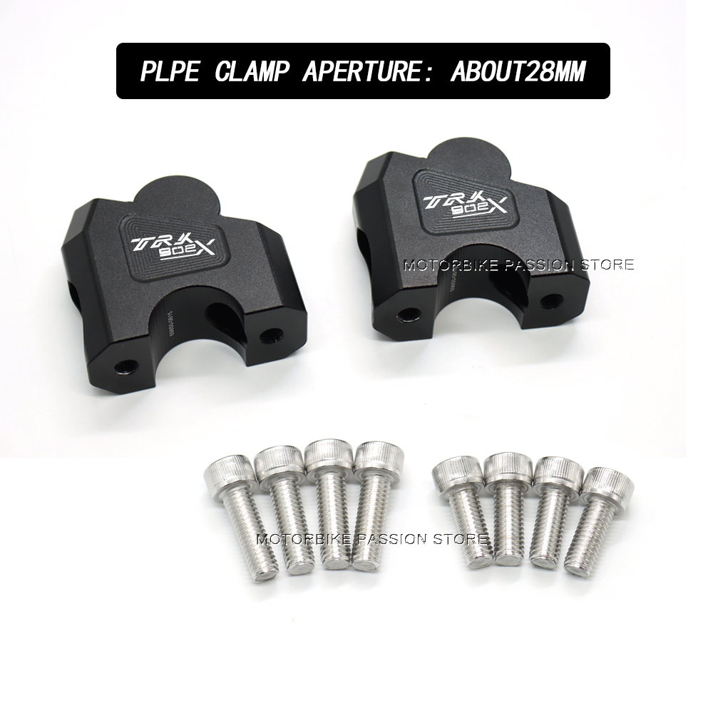Motorrad Lenker Riser Bar Montieren Griff Erhöhung Clamp Pit Motorrad Zubehör Für QJ Motor SRT 900 SX 900 sx 900SX: Champagner