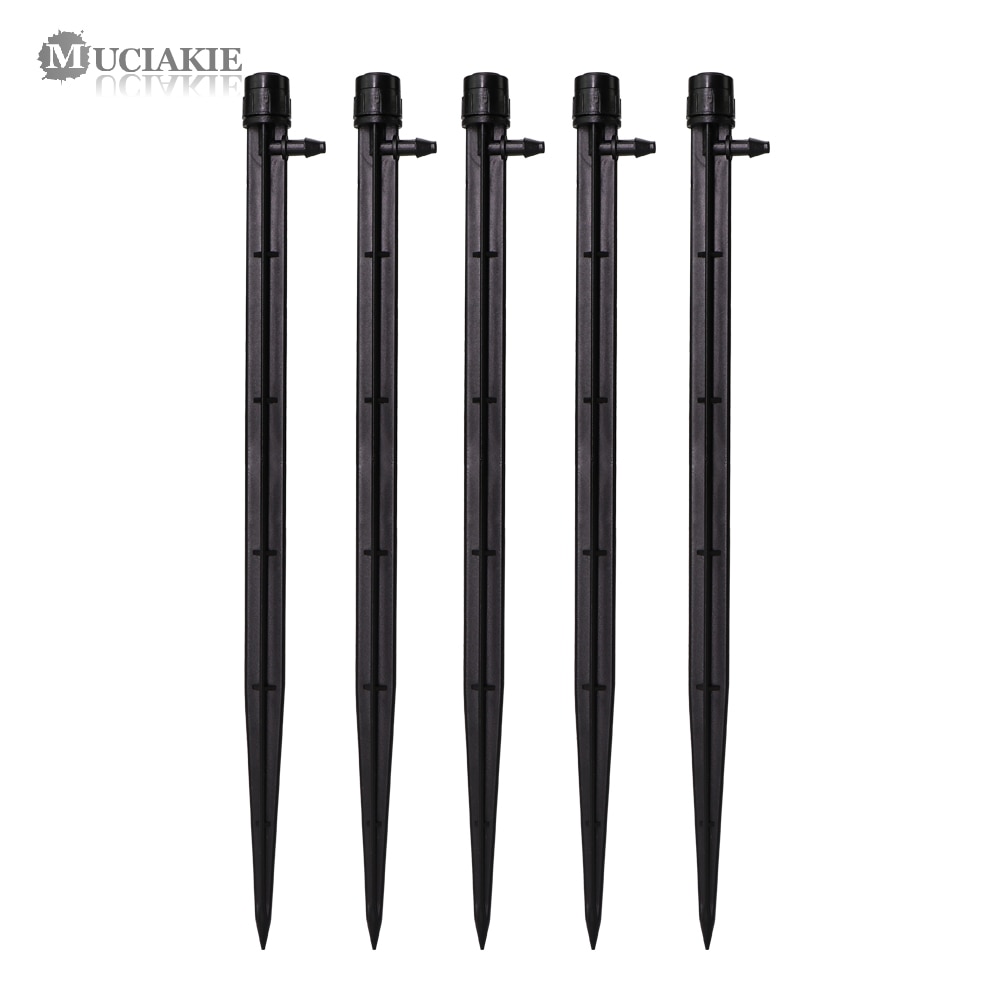 MUCIAKIE 5PCS 27cm Micro Bubbler Drip Irrigation Adjustable Sprinklers Garden Watering Emitter 360 Degrees Sprinkler Home Garden