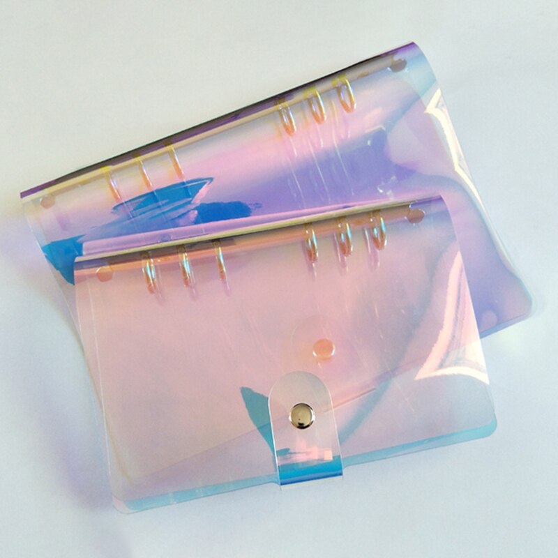 1 Pc 6 Holes PVC Loose Leaf Binder Notebook Notepad Sketchbook Business Journal Agenda Stationery School Office Supplies