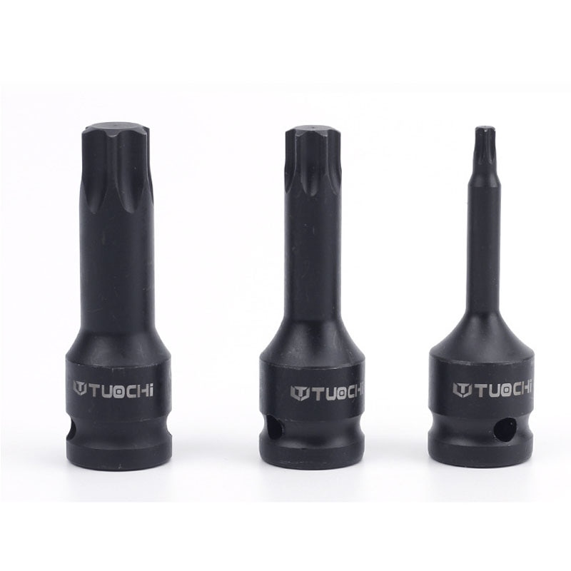 1/2 " torx ster bits dop cr-mo slagschroevendraaier bit  t20-90 torx schroevendraaier bits voor pneumatische elektrische sleutels handgereedschap sets