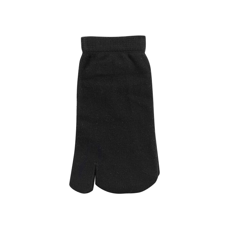 Toe Socks Lady Finger-separated Odor Resistant Cotton Polyester Spandex Ankle Hosiery Sports Women Adults Five Toe Socks: Black
