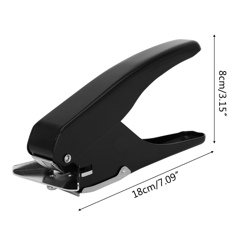 Metal 5mm R5 Round Hole Punch ID Business Credit Card Photo Paper Rounder Puncher Plier Cutter Tools