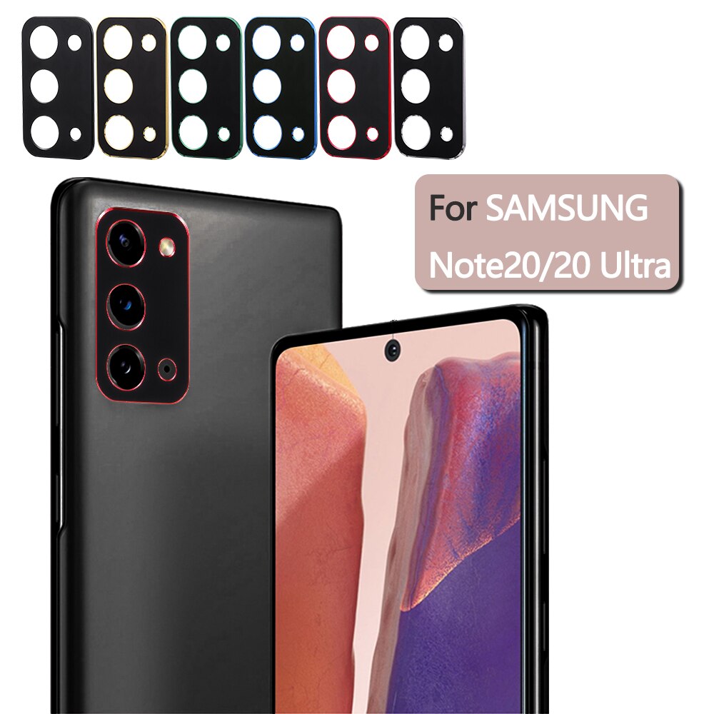Ultra-Dunne Mobiele Telefoon Metalen Camera Lens Screen Protector Stickers Voor Samsung Galaxy Note 20/Note 20 Ultra lens Cover Stickers