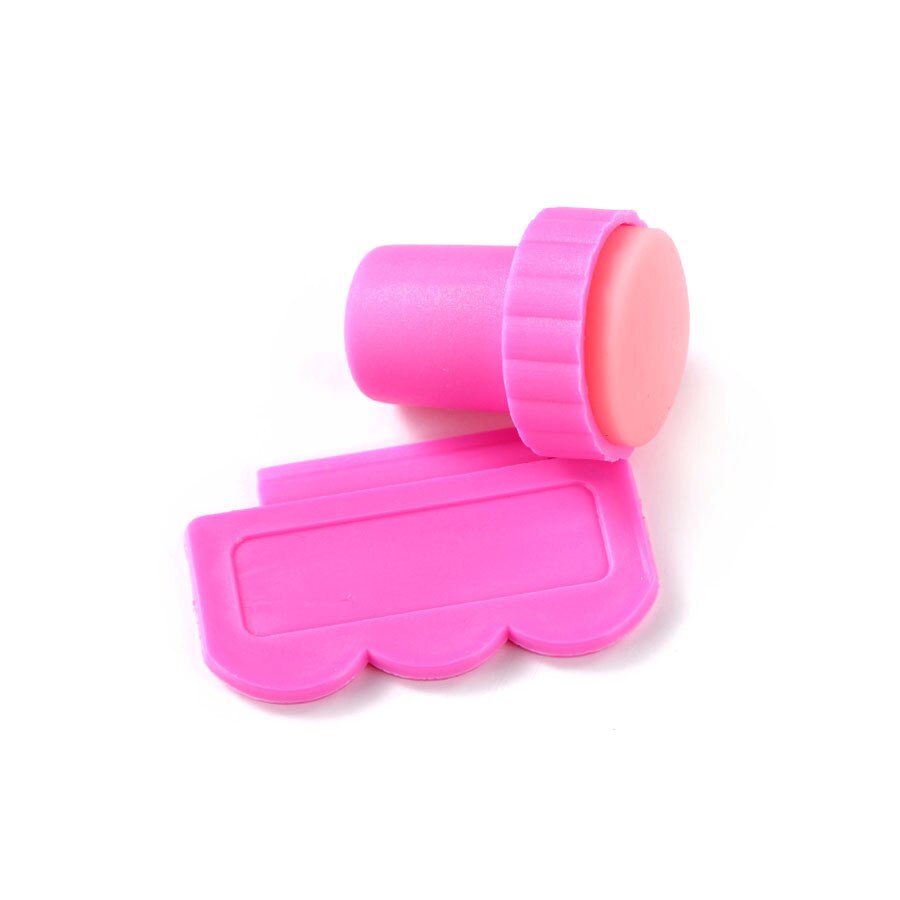 AddFavor Nail Stamping Template DIY Nail Polish Stamper Tool Stainless Steel Manicure Stamping Plate Gel Art Print Stamp Kits: Nail Stamping Seal