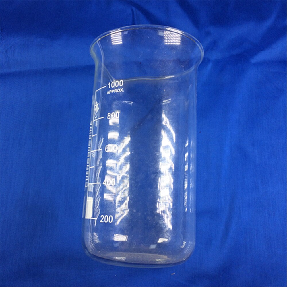 1000mL Glass Beaker Tall Form Chemical Lab Glassware borosilicate glass 3.3