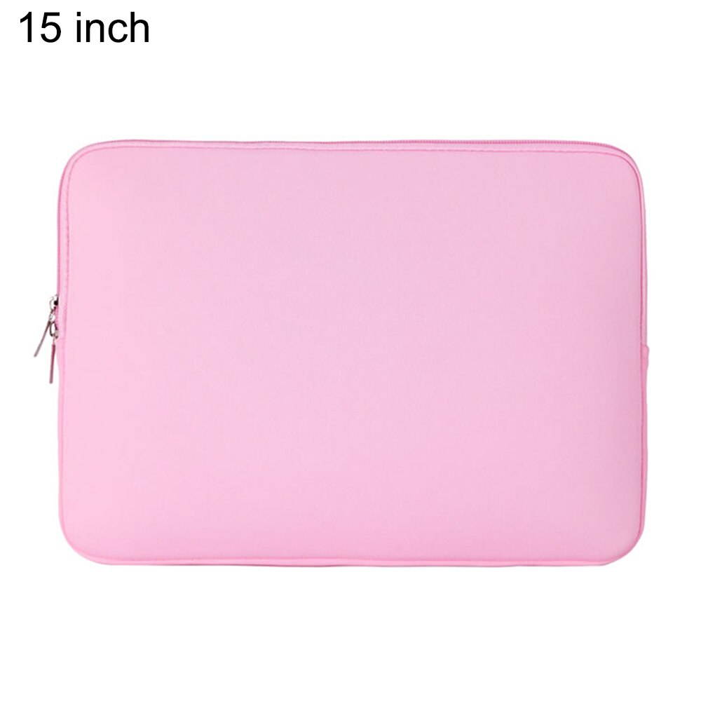 15 Inches Waterproof Protective Case Nylon For Macbook Air Pro Shockproof And Wear-Resistant Inner Bags Outdoor Laptop Bag: Pink