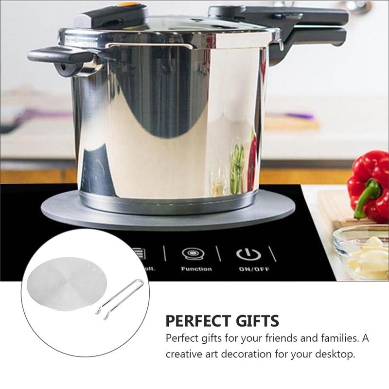 Stainless Steel Induction Cooker Thermal Guide Plate Cooktop Heat Converter Disk Composite Steel Induction Cooker Plate Adapter