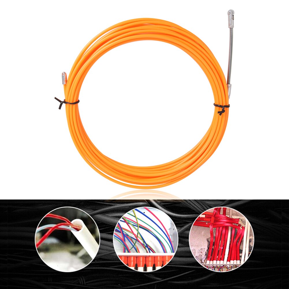 Cable de alambre de acero, dispositivo de guía de plástico, Extractor, conducto, cinta de pescado para electricista, empuje de Cable de fibra de vidrio