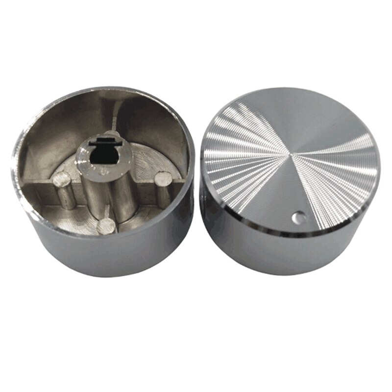 5Pcs Rotary Switch Gas Stove Parts Gas Stove Knob Zinc Alloy Round Knob With Chrome Plating For Gas Stove