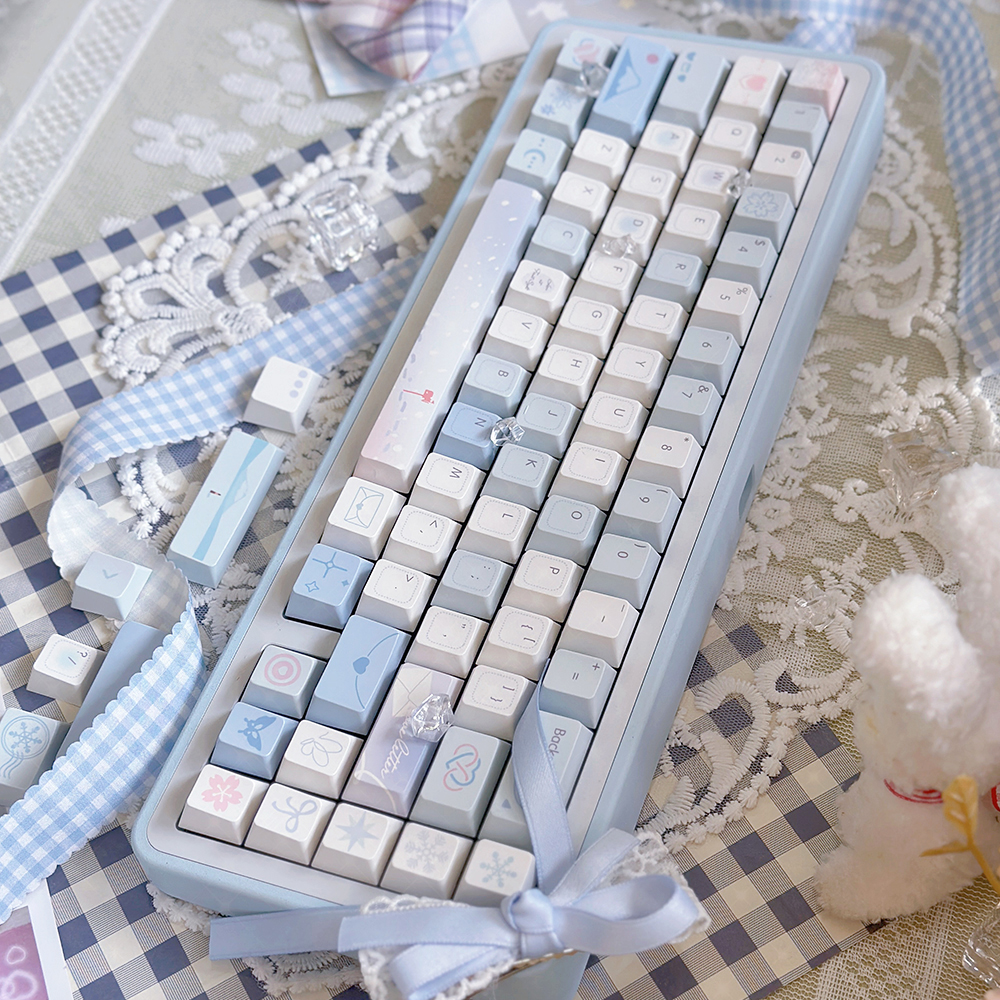 95 Keys Cherry Profile PBT Keycaps Love Letter Theme Key Caps for Gaming Mechanical Keyboard 61/64/68/75Keys AULA F75 Key Caps ﻿