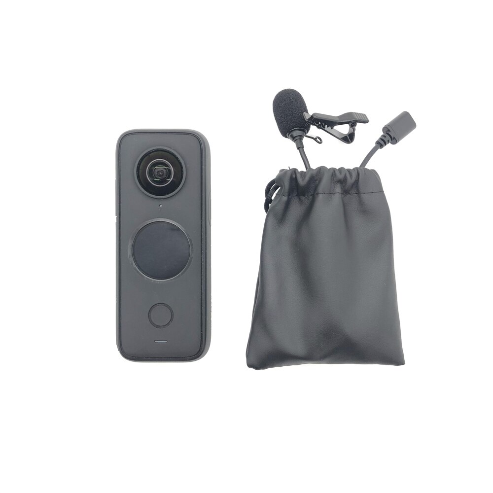 Insta360 one x2 microphone official mic audio no need mic adapter Handheld sport camera Accessories hi-fi sound noise reduction