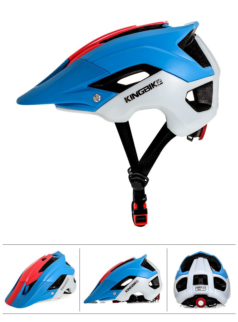 KINGBIKE Neue MTB Fahrrad Helm Fahrrad Sicher Kappe Ultra-leichte Berg Straße Radfahren draussen Sport Reiten Schutzhelme