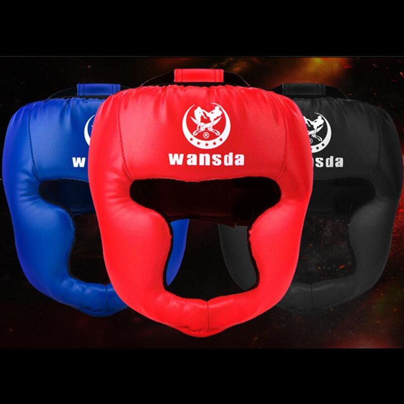 Casque de sécurité pour boxe, mma, protection de la tête, casque d'entraînement pour adultes et enfants, casque semi-couvrant pour le muay thaï et le kickboxing