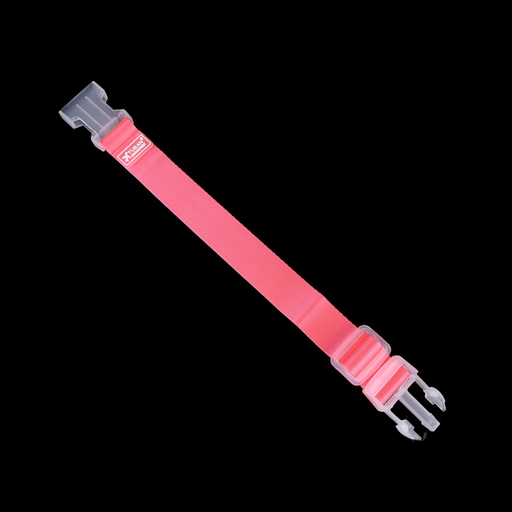 Rese bagage etikett remmar resväska taggar bagagelappar flygplans tillbehör 1 st 5 färger: Rosa