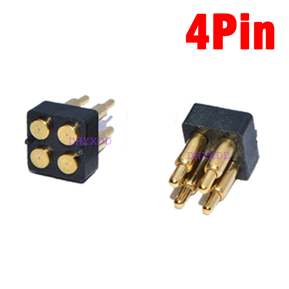 1pcs Male Spring Loaded Pogo Pin Connector 4 6 8 10 12 14 16 20 Pin Dual Row Surface Mount SMT DIP Height 7.0mm Pitch 2.54 mm: army green