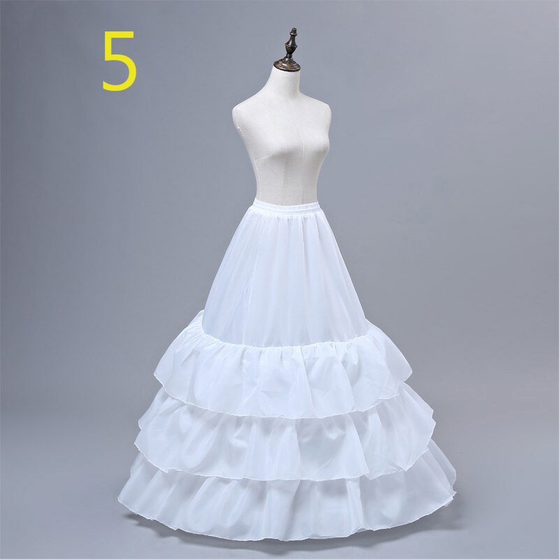 JIERUIZE Wedding Petticoat Crinoline Slip Underskirt Short Dress Cosplay Petticoat: NO.5