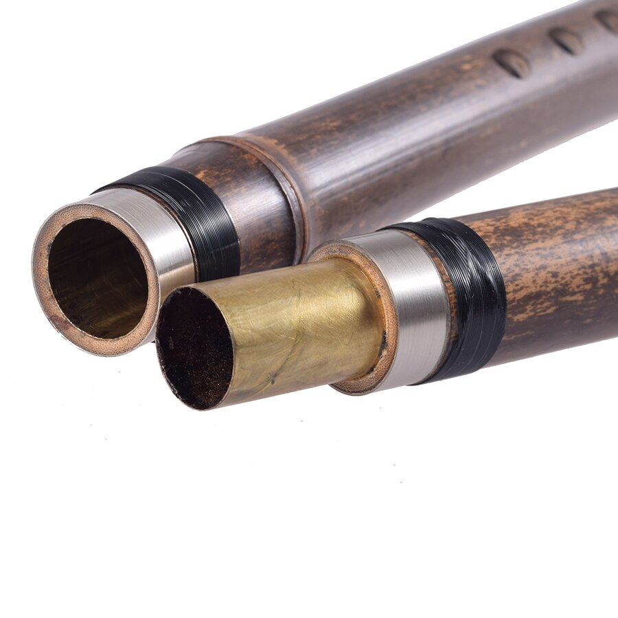 Chinese Bamboo Flute Xiao Traditional Vertical Flauta Woodwind Musical Instrument 8Holes G/F key For Beginners