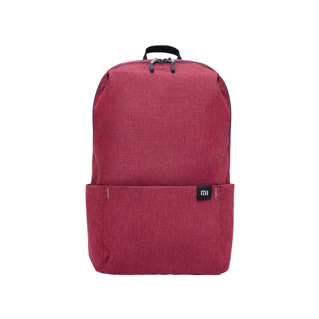 Original xiaomi 10l mochila saco colorido lazer esportes caixa pacote sacos unissex para homens mulher viagem acampamento: Vermelho