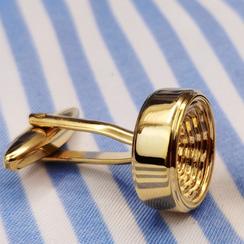 DUGARY Jewelry french shirt cufflink for mens Brand Cuffs link Button male Wedding metal