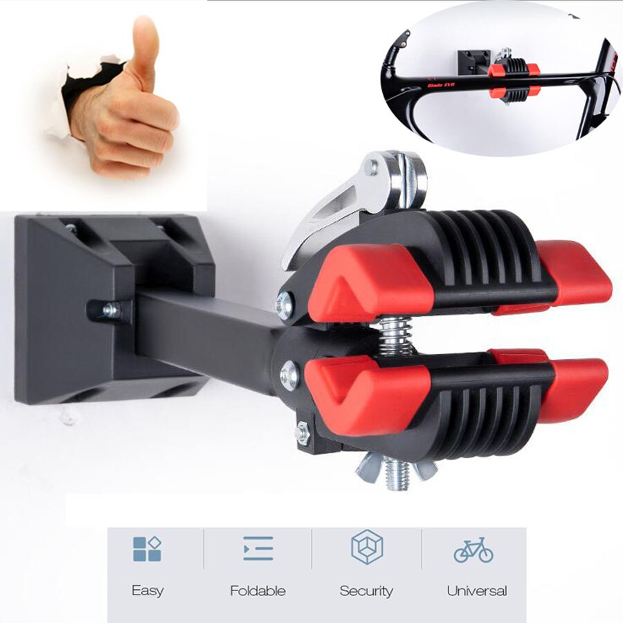 Bicycle Wall Support For Hanging Bike Holder Bracket Bike Stand Bicycle Stand I Use Space Saving Tool Bicycle Accessories Black: Burgundy