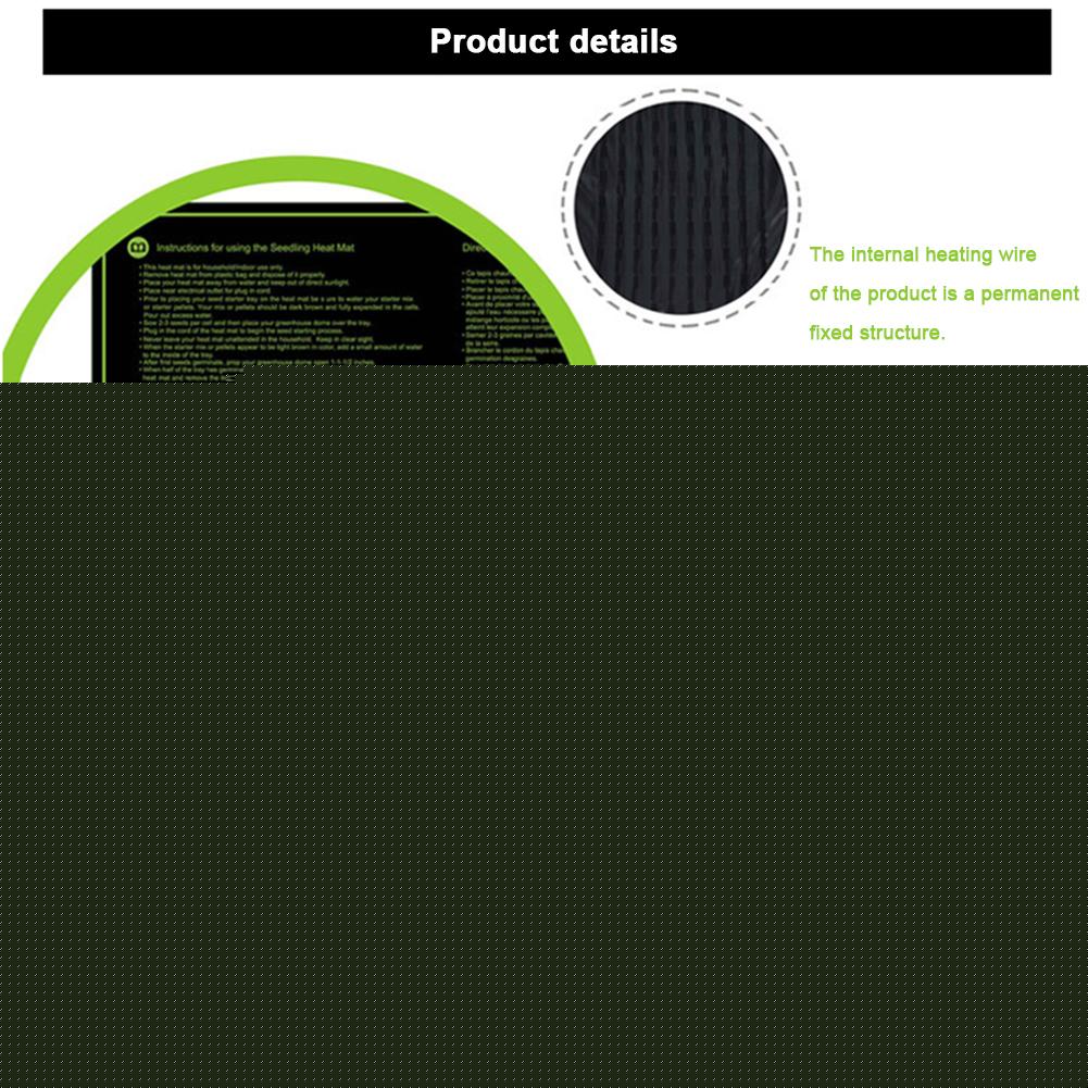 Sadzonka mata grzewcza wodoodporna trwała stacja kiełkowania ciepła hydroponiczna poduszka elektryczna robić wewnątrz ogrodnictwo w domu 30x10w 30E