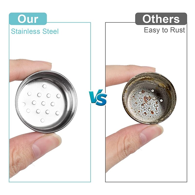 2-Piece Salt and Pepper Seasoning Bottle Set Glass Salt Bottle Modern Lovely Farmhouse Salt and Pepper Set