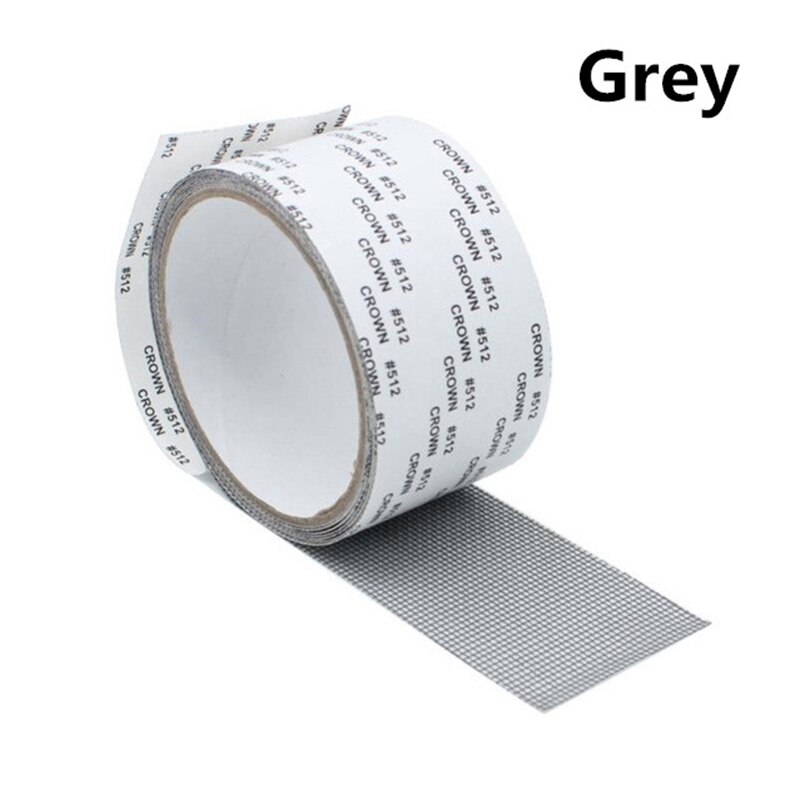 Self-installing and Disassembling Velcro Screens Door Curtains Mosquito Fly Ventilation Non-magnetic Fly Mosquito Window Screen: Gray5x200cm