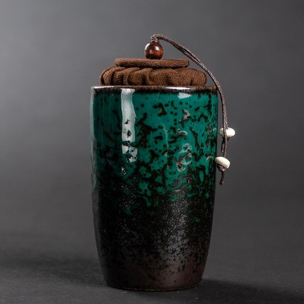 Large Tea Box Ceramic Crafts Tea Tanks Can Canister Collection Storage Container Tea Caddy Teaware Accessories Home Decor: 5