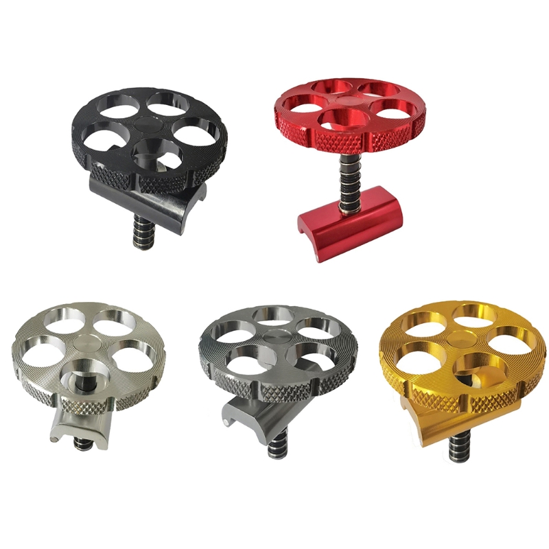 Magnetic Hinge Clamp Plate for Brompton, Anodized Button,Black Gold Red Silver Titanium,Diamond Grade G99D