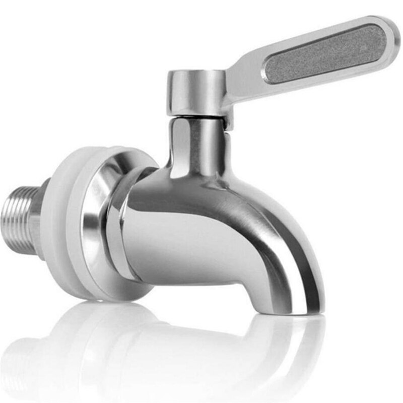 Wine Barrel Water Spigot Tap 304 Stainless Steel Faucet For Wine Beer Oak Barrel Beverage Dispenser Bar Supplies