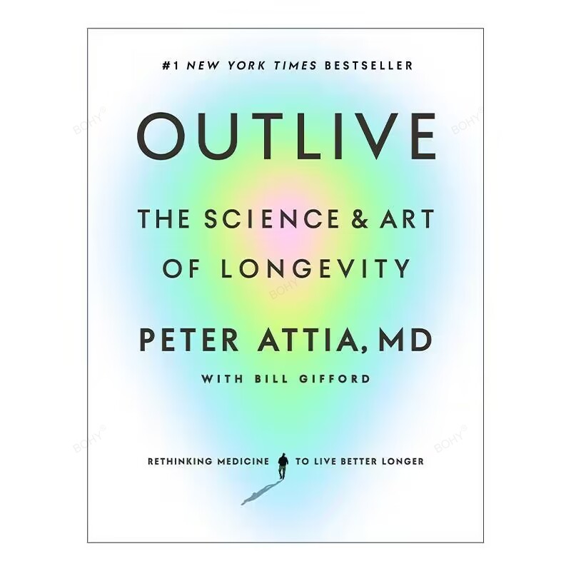 Outlive By Peter Attia La science et l'art de la longévité Livre de poche en anglais