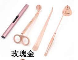 Ensemble d'accessoires de bougies de luxe, outil d'extincteur, cache-bougie, ensemble d'outils avec crochets pour bougies: 3