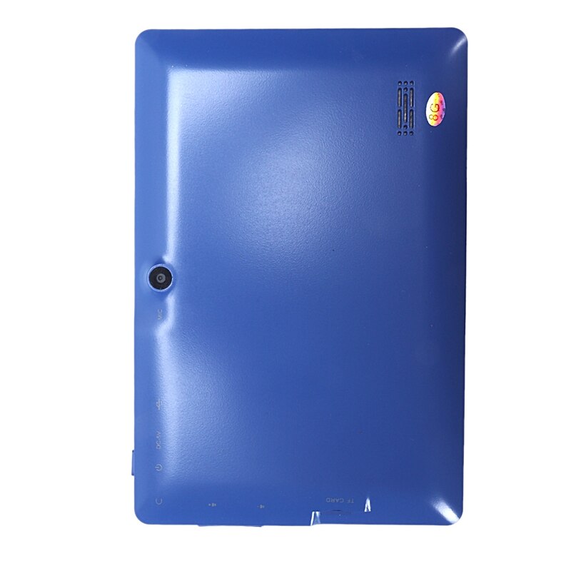 7" HD Touch sn Android 4.4 Quad Core Dual Camera Tablet PC Blue