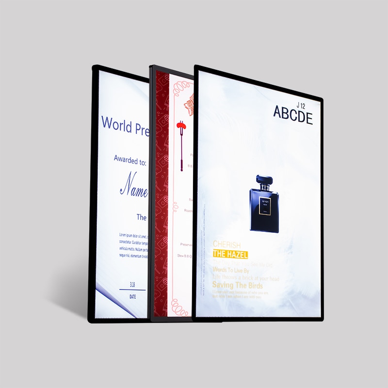 A3 frame menu board display stand hanging led sign board led light box