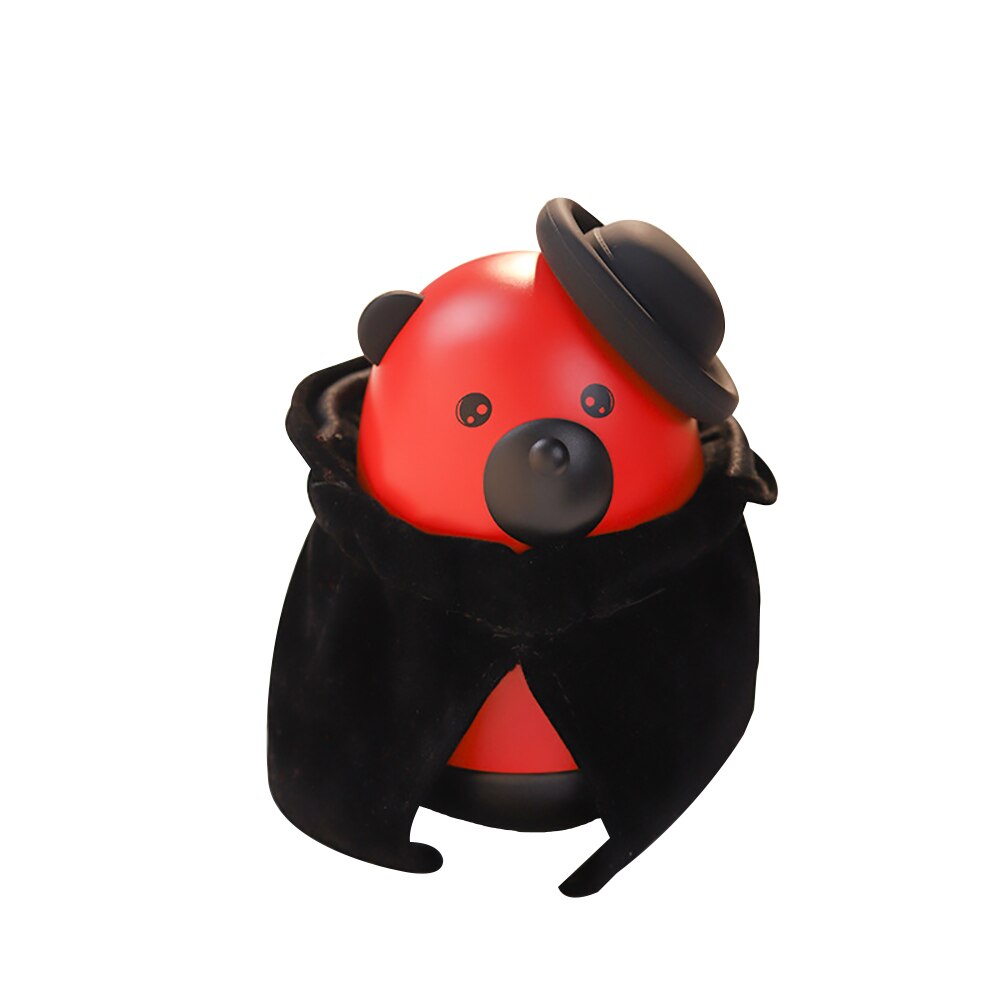 Schattige 2 in 1 draagbare usb oplaadbare elektrische handwarmers 4000 mah powerbank dubbelzijdige handwarmer: Rood