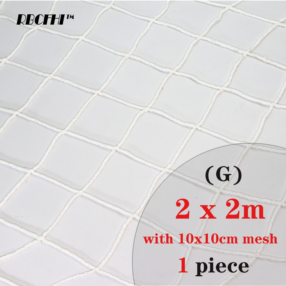 RBCFHI Plant Trellis Netting 10x10CM Square Soft Mesh Safety Home Balcony Railing Stairs Fence Against Falling Safety Netting: 2x2m mesh 10x10cm