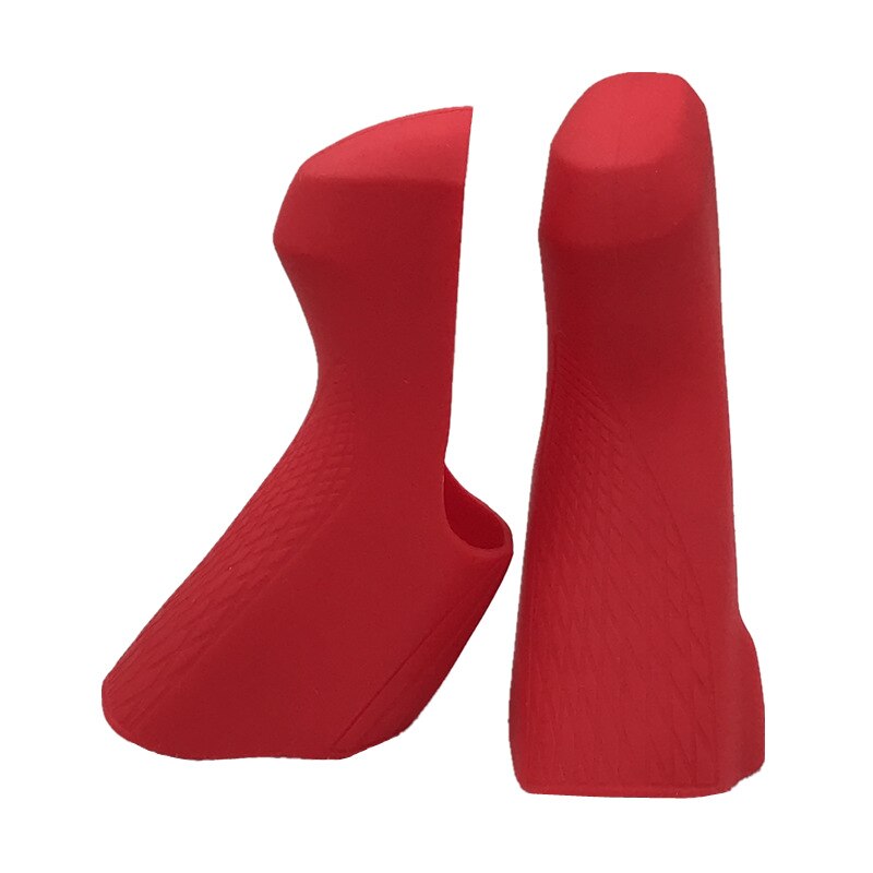 Generic Road Bike Shift Brake Lever Covers Bicycle Silicone Bracket For ST-R8000 ST-R7000 Hoods for Shimano R7000 R8000 Shifters: Red