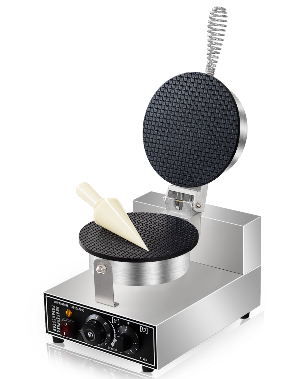 Electric ice cream cone maker commercial waffle cone machine 110V/220V waffle iron cone maker egg roll cake oven