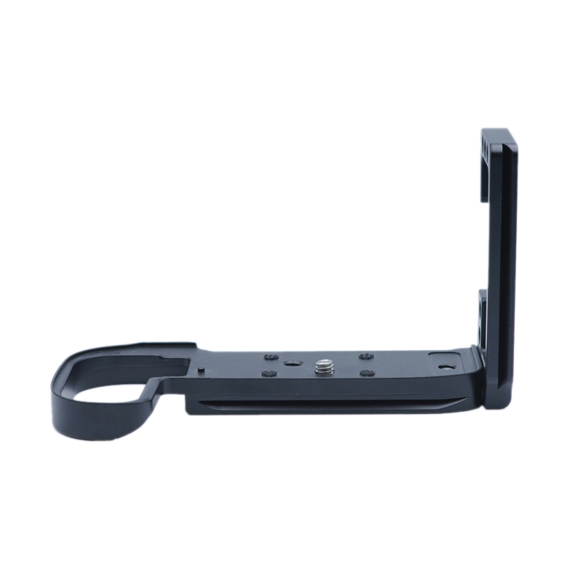 Quick Release L Plate Bracket Holder Hand Grip for Canon EOS R5 EOS R6 Camera for Arca Swiss Tripod Ballhead: black